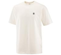 Salomon - Round Logo Graph - T-shirt - XL - whisper white