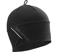 Salomon RS Unisexe Bonnet chaud pour ski, randonnée, trail et course à pied, Noir, Taille unique