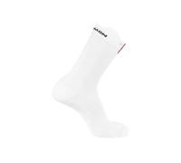 Salomon - S/Lab Glide Crew - Chaussettes de running - EU 42-44 - vanilla ice / pompeian red