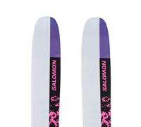 Salomon - Skis freeride - Qst X Black/Shocking Pink/Lunar Rock 2026 - Taille 184 cm - Violet Violet 184 cm