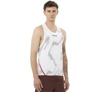 Debardeur salomon s lab speed blanc rouge homme