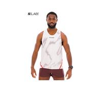 Salomon - Débardeur ultraléger - S/Lab Speed Singlet M White/Andorra pour Homme - Taille XL - Blanc Blanc XL