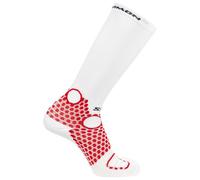 Salomon - S/Lab Ultra Knee - Chaussettes de running - EU 39-41 - white / fiery red