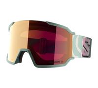 Salomon - S/View 3 Iceberg Green Qst Multilayer Ruby - Masque de Ski