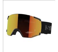 SALOMON S/View Masque de Ski Unisexe, Champ de Vision Élargi, Idéal pour le Ski et le Snowboard, Noir, Taille Unique