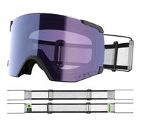 Salomon - S/View Mtn Black Sigma Ice Blue - Masque de Ski