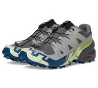 Salomon - Chaussures de trail - Speedcross 6 M Castlerock / Lime Cream / Poseidon - Taille 42 - Gris Gris 42