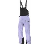 Salomon - Salopette de ski imperméable - Absolute 3L Bib M Blue Granite/Deep Black pour Homme - Taille L - Violet Violet L