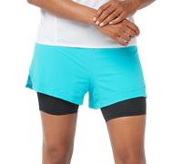 Salomon SENSE AERO 2IN1 SHORT W Shorts XS Bleu