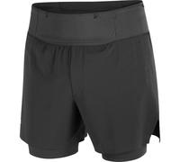 SALOMON Sense Aero 2in1 Trail Short 5" - Homme - Noir - taille S- modèle 2026