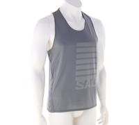 SALOMON Sense Aero Singlet Gfx - Homme - Gris / Blanc - taille XL- modèle 2025