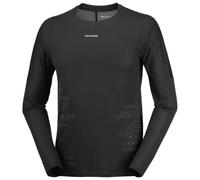 Salomon - Sense Aero Long Sleeve Tee GFX - T-shirt de running - S - deep black / black beauty