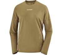 Salomon SENSE AERO LS TEE GFX W Tee-shirt à manches longues S Marron