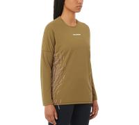 Salomon SENSE AERO LS TEE GFX W Tee-shirt à manches longues L Marron