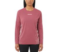 Salomon SENSE AERO LS TEE GFX W Tee-shirt à manches longues L Violet