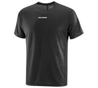 Salomon - Sense Aero S/S Tee GFX - T-shirt de running - XL - deep black / black beauty