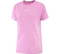 SALOMON Sense Aero Ss Tee Gfx W - Femme - Rose - taille M- modèle 2025