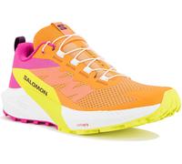 Salomon - Chaussures de trail/running - Sense Ride 5 W Bird Of Paradise/White/Sulphur Spring pour Femme - Taille 6,5 UK - Orange Orange 6.5 UK