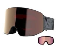 Salomon - Sentry Prime Black Sigma Gun Metal + Sigma Light Blue - Masque de Ski