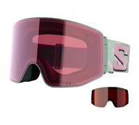 Salomon - Sentry Prime Iceberg Green Qst Sigma Silver Pink + Sigma Gun Metal - Masque de Ski