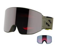 Salomon - Sentry Prime Sigma S3 + Ice Blue S2 - Masque de ski - Large - olive night / sigma gun metal