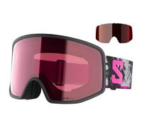 Salomon - Sentry Pro Black Qst X Sigma Silver Pink + Sigma Gun Metal - Masque de Ski