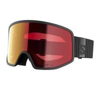 Salomon - Sentry Pro OTG Black Sigma Photo Poppy Red - Masque de Ski