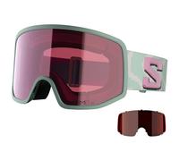 Salomon - Sentry Pro S Iceberg Green QST Sigma Silver Pink + Sigma Gun Metal - Masque de Ski