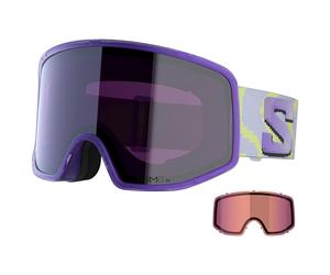 Salomon - Sentry Pro Ultra Violet Qst Sigma Sky Blue + Sigma Light Blue - Masque de Ski