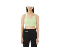 Salomon Brassière de running Shkout Bliss Bra W – Femme Vert/Jaune Taille XS 2026