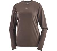 SALOMON Shkout Core Ls Tee W - Femme - Marron - taille L- modèle 2025