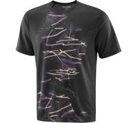 Salomon – T-shirt de running Shakeout Core SS Tee GFX – léger, à séchage rapide – Noir XL