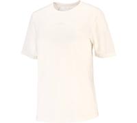 Salomon - Women's Shkout Core Short Sleeve Tee GFX - T-shirt de running - XS - whisper white / pink frosting / icy pink