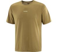 SALOMON Shkout Core Ss Tee - Homme - Marron / Vert - taille XL- modèle 2025