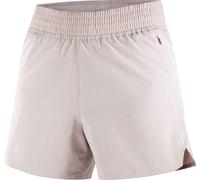 Salomon - Short de running - Shakeout Core Shorts 4" W Etherea pour Femme - Taille M - Beige Beige M