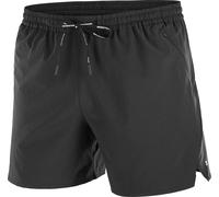 Salomon - Short de running - Shakeout Core Shorts 5" M Deep Black pour Homme - Taille M - Noir Noir M