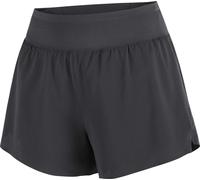 Salomon - Short respirant à séchage rapide - Sense Aero Stow 4" Shorts W Deep Black pour Femme - Taille L - Noir Noir L
