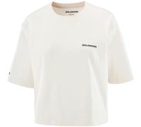SALOMON Short Ss Tee Relaxed W - Femme - Blanc - taille M- modèle 2026