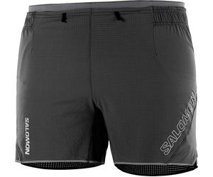 Salomon - Short technique léger - Sense Aero 5'' Shorts M Deep Black pour Homme en Silicone - Taille XL - Noir Noir XL