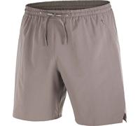 Salomon - Short technique ultraléger - Shakeout Core 7'' Shorts No L M Iron pour Homme - Taille L - Beige Beige L