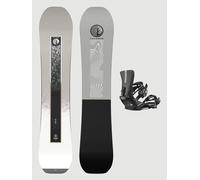 Salomon Sight+Rhythm Black M 2026 Set de Snowboard à motifs 156