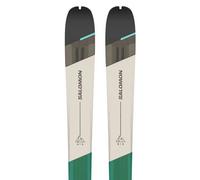 Pack ski randonnée polyvalent." Salomon Mtn 86 W Pro 24 + Fixations - Femme - Gris / Noir / Vert - taille 172 - modèle 2024