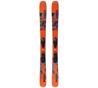 Salomon - Skis freestyle - Qst Spark JR S + C5 Gw J Flame/Copen Blue/Black 2025 - Taille Enfant 113 cm - Orange Orange 113 cm