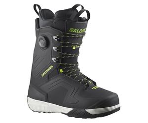 Salomon Snowboard - Boots de snowboard - Dialogue Lace SJ BOA Black/Lunar Rock/Acid Lime - Taille 44 - Noir Noir 44