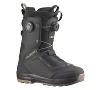 Salomon Snowboard - Boots de snowboard - Echo Dual Boa Black/Deep Lichen Green pour Homme en Laine - Taille 46,5 - Noir Noir 46,5
