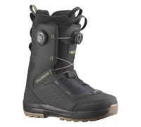 Salomon Snowboard - Boots de snowboard - Echo Dual Boa Black/Deep Lichen Green pour Homme en Laine - Taille 43 - Noir Noir 43