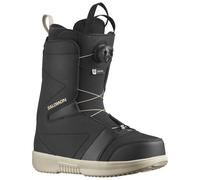 Salomon Snowboard - Boots de snowboard - Faction Boa Black/Rainy Day pour Homme - Taille 42,5 - Noir Noir 42,5