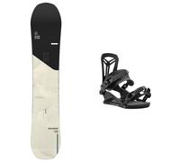 Salomon Snowboard - Fixations de snowboard all mountain - Pack Super 8 2025 - Blanc Blanc S,M,L,XL