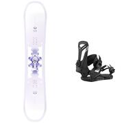 Salomon Snowboard - Fixations de snowboard - Pack Lotus 2026 - Blanc Blanc M,L,XL,S