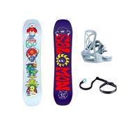 Salomon Snowboard - Pack Snowboard et fixations - Team Package 2026 - Taille Enfant 100 cm - Blanc Blanc 100 cm